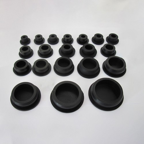 Black Snap-On Hole Plug Silicone Rubber Bung Round Seal End Caps 6.8mm-201.5mm - Picture 11 of 14