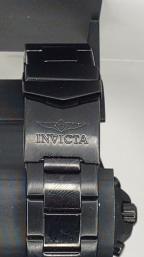 Invicta Specialty Collection No. 14395, Chronograph, Black All Stainless, NICE - Picture 5 of 13