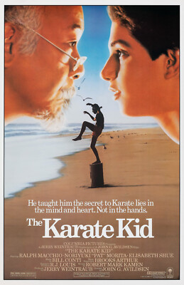 AA5012 The Karate Kid Film By John Avildsen 1984 Cast Movie Poster 11x17