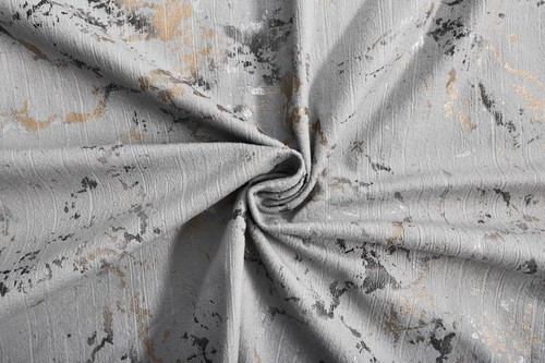 Heavy Thick Glitzy Printed Velvet Curtains Ready Made Eyelet RingTop Pair Panels - Picture 36 of 38