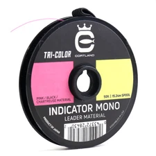 Cortland Tri Color Indicator Mono 50 FT - ALL SIZES - FREE SHIPPING
