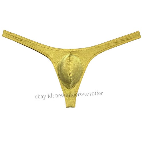 Sexy Men Ultra Thin Thong Underwear Ice Silk Tangas Classics Convex Pouch T-back - Picture 20 of 69
