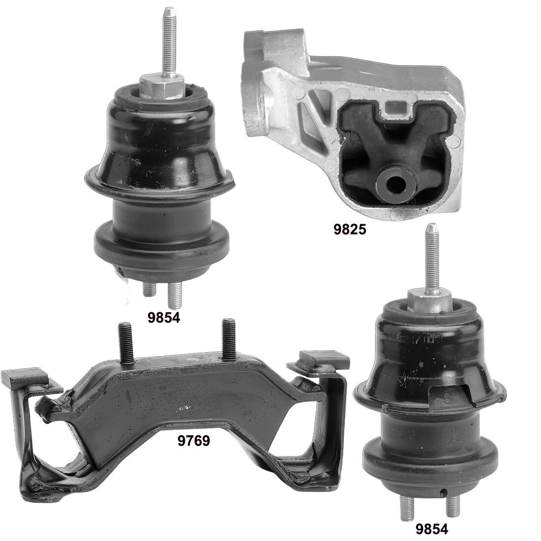 Engine Transmission Mounts 4Pcs Set For Subaru Legacy Outback