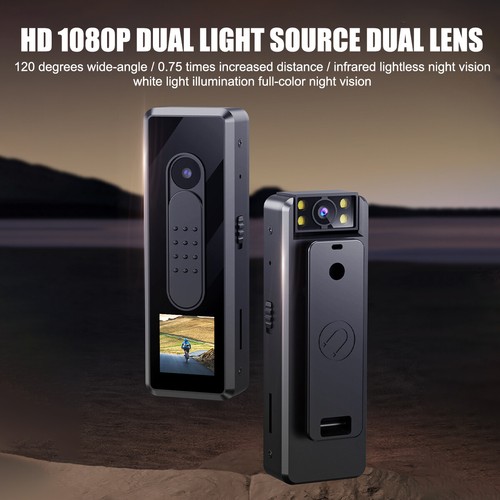 1080P HD Camcorder Mini Police Body Camera Clip Video Recorder DVR IR Night 32GB - Picture 3 of 18