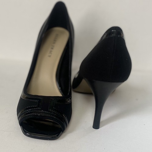 Ellen Tracy Randy Womens Shoes Size 9M Black Pumps Peep Toe Stiletto Heels - Picture 19 of 19