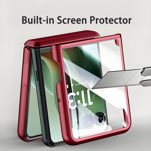 Funda con bisagra magnética con protector de pantalla para Motorola Razr Ultra 2025/Razr 2024 - Imagen 2 de 11