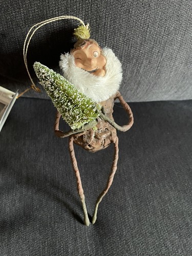 Rucus studio Bethany Lowe designs Scott Smith woodland pinecone elf ornament - Picture 1 of 10