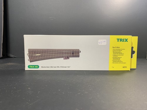 Trix 62711 HO Left Hand C Track Point Scale HO / 00 - Picture 3 of 8