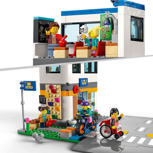Original LEGO City 60329 - Journée De École - Ecole Avec Bus Scolaire - Photo 5/5