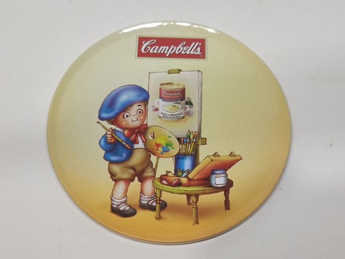 2005 Campbell's Soup Malaysia Kinder 4 x Metall Untersetzer mit Blechbehälter - Bild 6 von 10