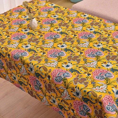 11 Colors / Saydi Floral 100% Cotton Linen Fabric - Picture 8 of 16