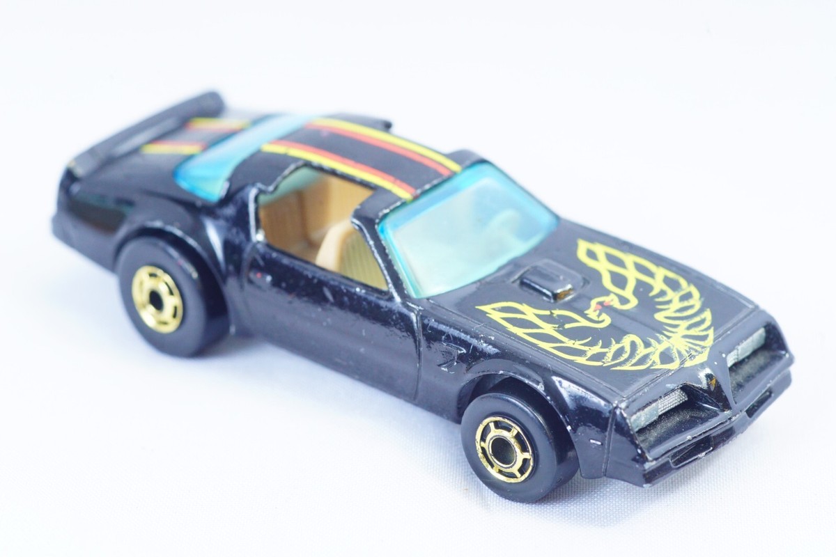 1977 Hot Wheels Pontiac Hot Bird Black Trans Am T-Tops Gold