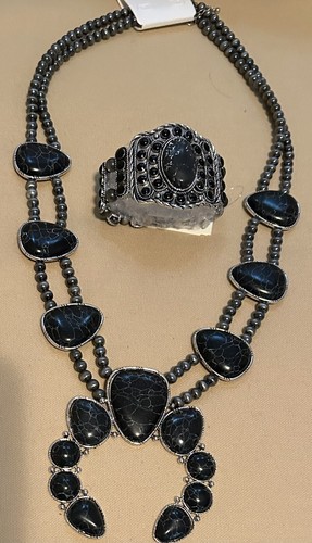 indian necklace jewelry sets for women squash blossom - Picture 3 of 3