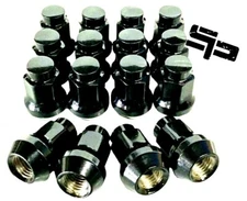 M10x1.25 Black Tapered Lug Nuts 16 Pack Can-Am Defender HD Maverick 500 800 1000