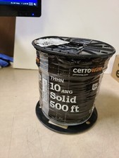 Marmon Home Improvement 112-1871J 500 ft. Black 10 Solid Building Wire