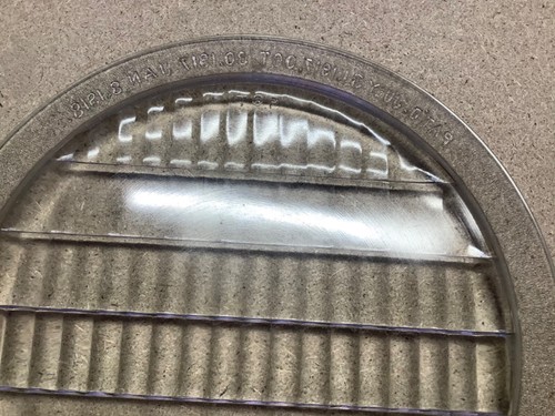 pair GLasS AUTO head lamp DILLON LENS type I. VinTaGE trUcK headLiGht 9-1/4 - Picture 4 of 12