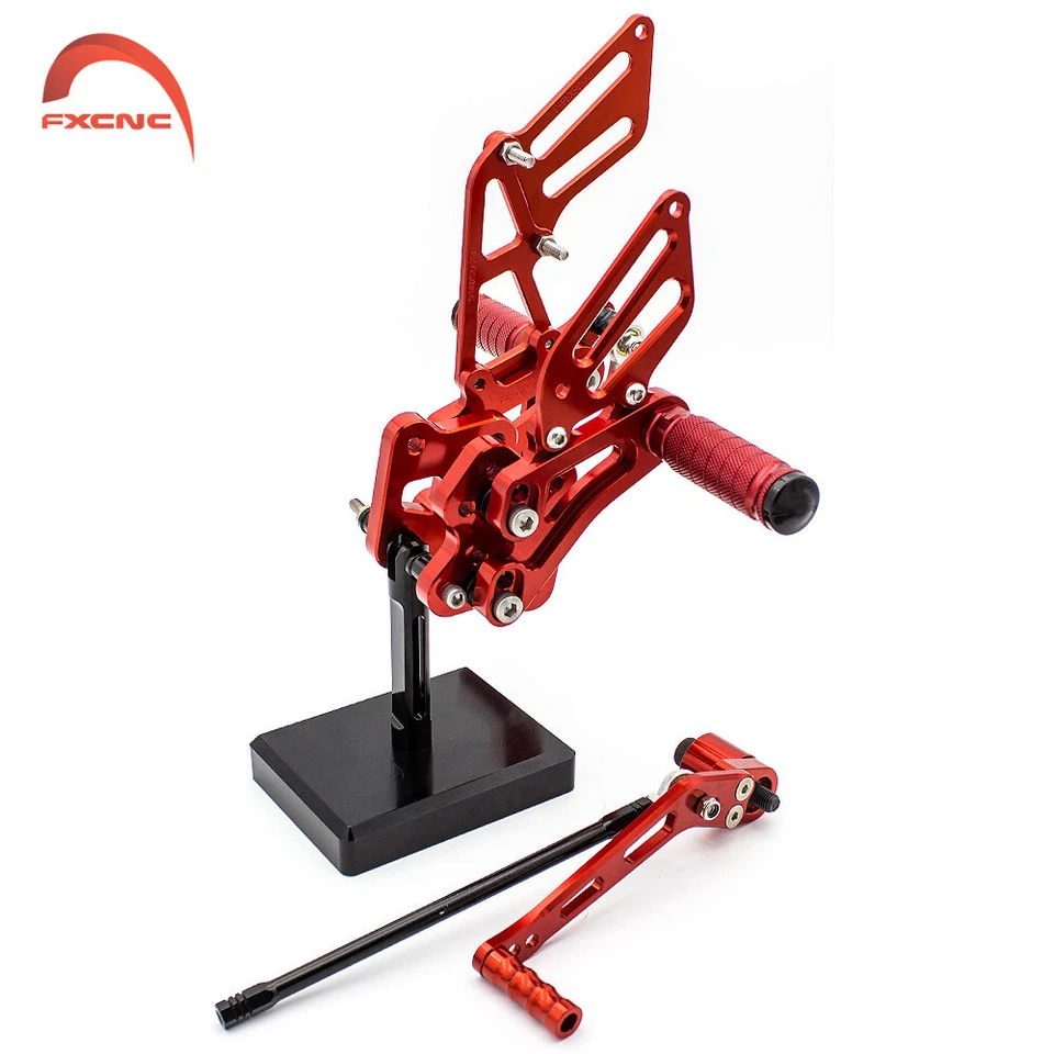 CNC Adjustable Rearset Footpeg GP For Suzuki GSXR600/GSXR750 2006-2008 2009 2010 - Imagem 3 de 4