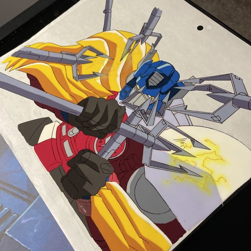 Vintage Transformers animation cel Beast Wars production art toys robots MT - Picture 3 of 5