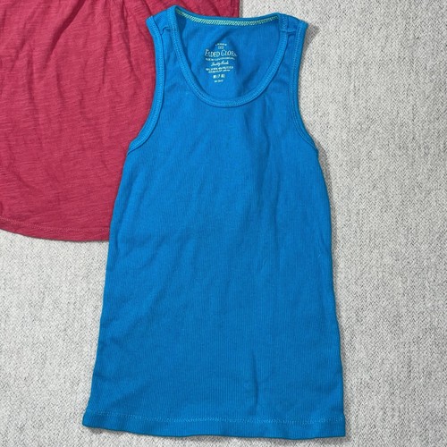 Size 7-8 Med Girls Tank Top Shirt Lot Mudd Faded Glory H&M School Casual - Picture 3 of 9