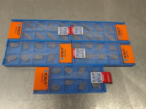 Lot Of 50 NEW! Korloy Carbide Insert -Various Type (As Shown)