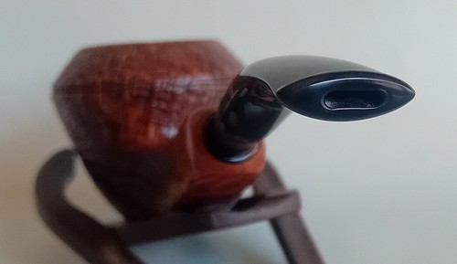 OLD ANTIQUE CASTLE KK 54 CARLO SCOTTI ERA HALF BENT BULLDOG SHAPE BRIAR PIPE - Picture 12 of 20