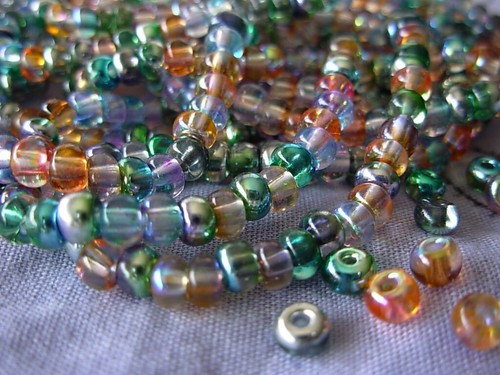 10g- 6/0 Czech Glass Seed Beads- Celestial Mix - Bild 3 von 4