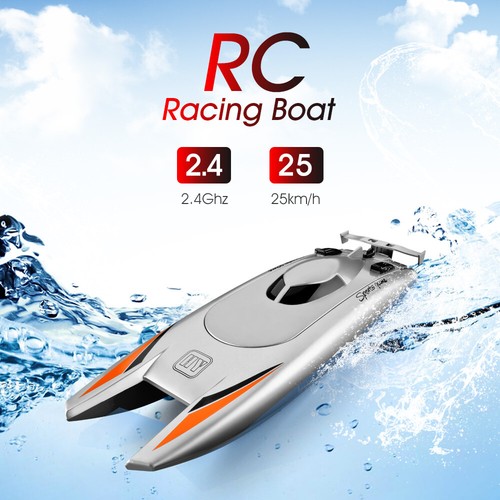 2.4G 2Channels Remote Control Boats for Pools 25KM/H High Speed Racing Boat I4Q6 - Picture 2 of 23