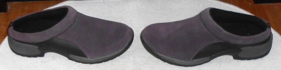 ZUECO MUJER SPORTO GRISÁCEO MORADO GAMUZA - TALLA 10W Foto 3 de 4