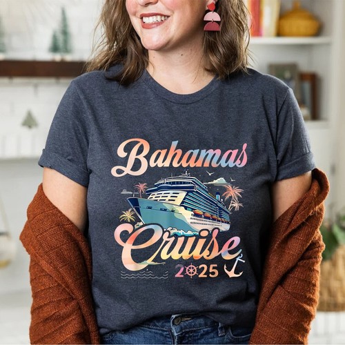 Bahamas Cruise 2025 Vacation Trip Matching Family Group T-Shirt - Picture 14 of 17