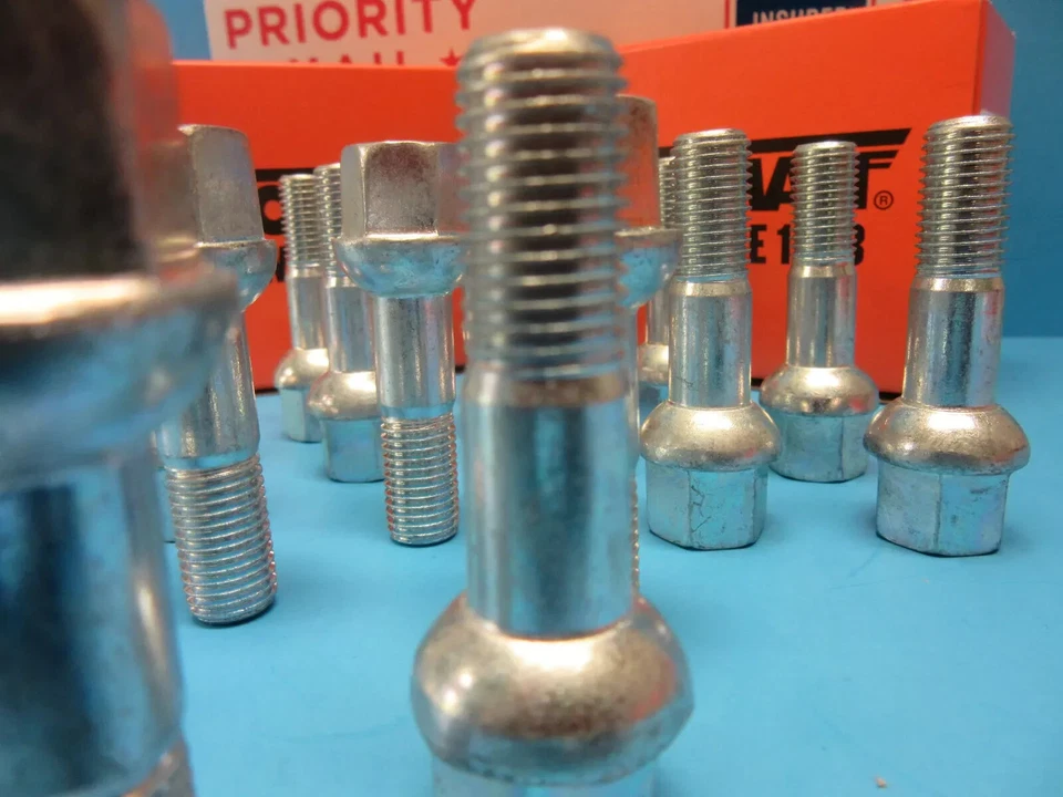 20 pernos de perno de rueda F & R reemplazo Mercedes OEM # 0009904807 hecho en EE. UU. Foto 3 de 4