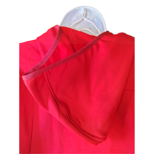Silvini Cycling Sweatshirt Jacket Divera Large Red Hooded Reflective Lightweight - Picture 5 of 7