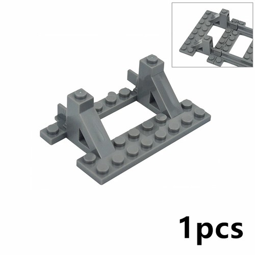 Riel de tren horquilla curva vías R56 R72 R88 para Lego kit tren bloques de construcción conjunto - Imagen 7 de 20