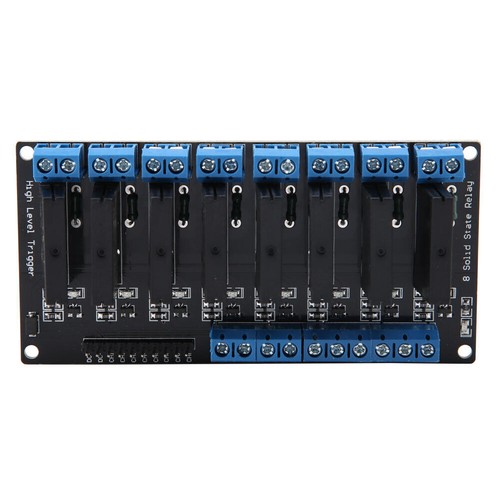 8 Channel 5V DC Relay Module Solid State High Level SSR AVR DSP For Arduino - Picture 8 of 10