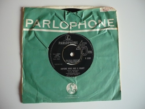 Cilla Black Everyone Who Had A Heart 7" Vinyl UK 1964 Parlophone 1st Press Single