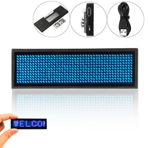 Led Name Badge LED Name Tag Scrolling Message Display Programmable LED Signs CN - Picture 12 of 14