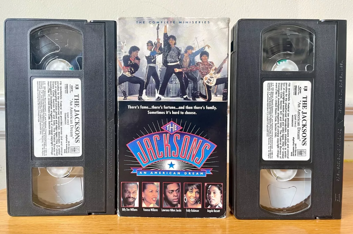 The Jacksons: An American Dream - The Complete Miniseries - (VHS,1993) VCR Rare
