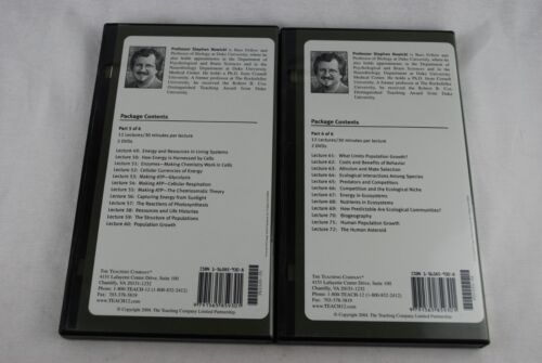 The Great Courses Biology The Science of Life Parts 1-6 12 DVDs w Guidebooks - Picture 7 of 7
