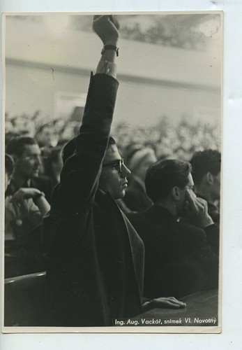Republique Tcheque Prague Congres International des Étudiants Photo 1945 #17 - Bild 3 von 3
