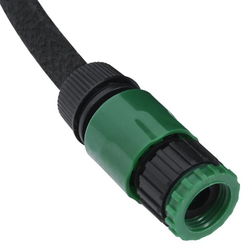 vidaXL Garden Soaker Hose Black 0.6" 100 m Rubber - Picture 3 of 6