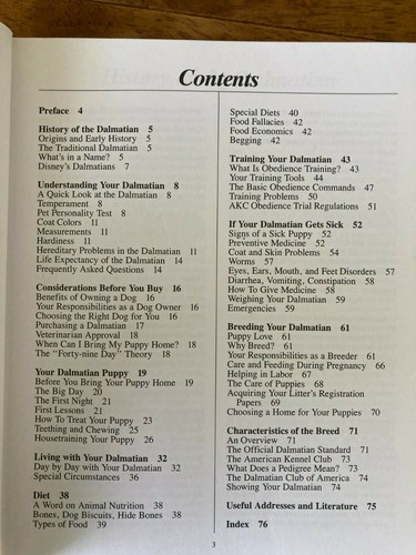 Dalmatians A Complete Pet Owner's Manual by Barron's 1991 Paperback - Imagen 4 de 6