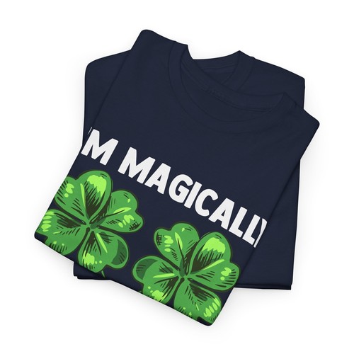 Saint Patrick's Day Irish Shamrock I'm Magically Delicious T-Shirt - Picture 10 of 15