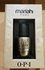 New Opi Nail Polish Pure 18K White Gold & Silver Top Coat Mariah Carey Holiday