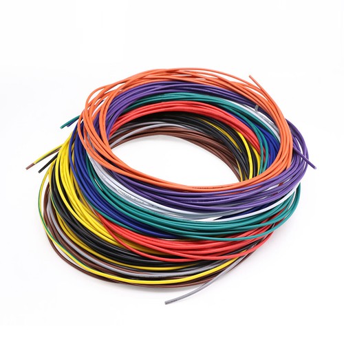 Orange Silikonkabel PVC / PTFE Kabel Flexibel Elektrische Draht Verzinnt Kupfer - Picture 6 of 13