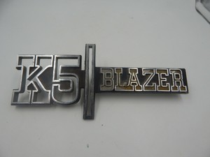 Chevrolet K5 Blazer Vintage Emblem Chevy 1973 1975 Ebay