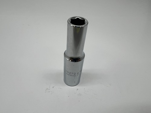 PROTO OEM 5314H Deep Length Socket, Imperial, 1/2 in Square Drive, 7/16 in