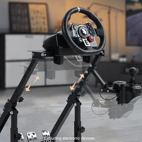 Marada Racing Sim Cockpit Stand Fit Logitech G29 G920 G923 G PRO Thrustmaster - Picture 7 of 21