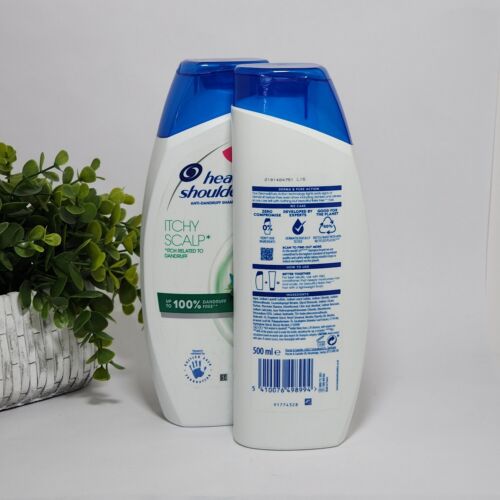 Head & Shoulders Itchy Scalp Anti Dandruff Shampoo 16.9 fl oz /500 mL - Lot of 2 - Picture 2 of 2