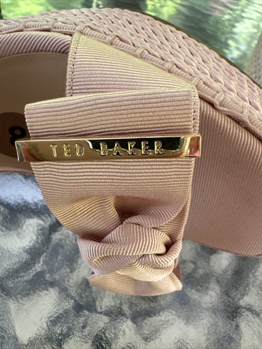 NEW Ted Baker London Women Platform Strapy Wedges Blush Sandals, Sz . 8 - Picture 10 of 11