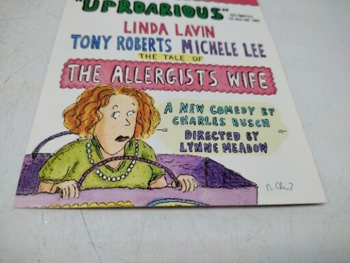 The Tale of the Allergists Wife Broadway Postcard - Picture 6 of 6
