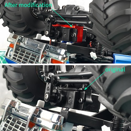 Servo Soporte Ajustable de Aluminio para 1/24 RC Crawler FMS FCX24 Upgrade - Imagen 12 de 14
